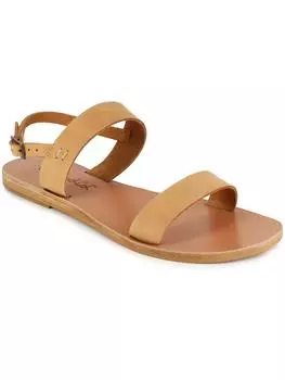 Женские сандалии Terri из искусственной кожи на плоской подошве с открытой пяткой Splendid, цвет natural