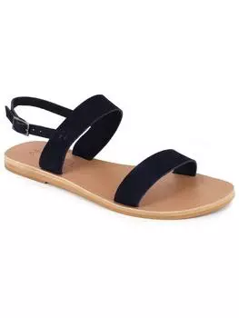 Женские сандалии Terri из искусственной кожи на плоской подошве с открытой пяткой Splendid, темно-синий