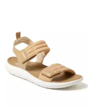 Женские сандалии Thea с перемычкой Dearfoams, коричневый/бежевый