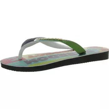 Женские сандалии Top Pride с мягкой подошвой и ремешками Havaianas, черный