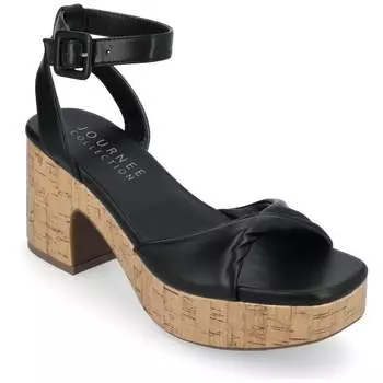 Женские сандалии Tru Comfort Foam Eianna из коллекции Journee, черный