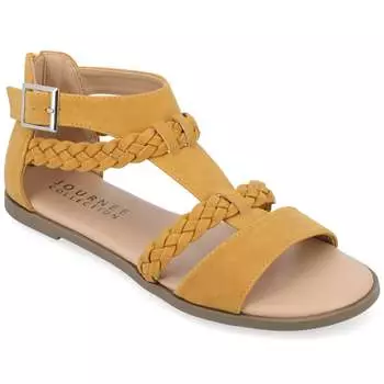 Женские сандалии Tru Comfort Foam Florence из коллекции Journee, цвет mustard