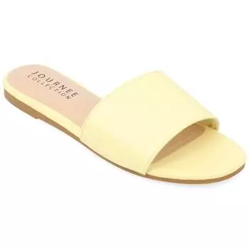 Женские сандалии Tru Comfort Foam Kolinna Wide Width из коллекции Journee, желтый