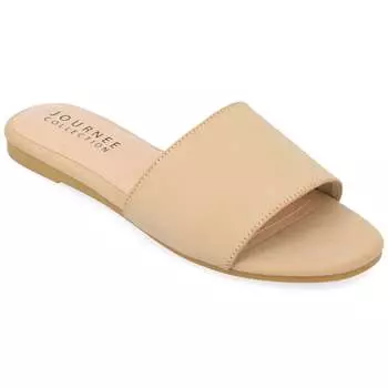 Женские сандалии Tru Comfort Foam Kolinna Wide Width из коллекции Journee, цвет nude