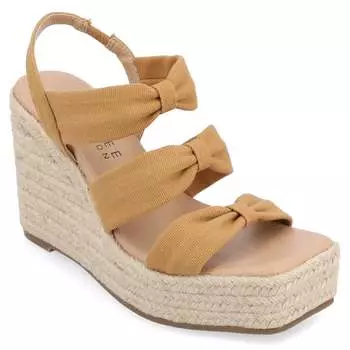 Женские сандалии Tru Comfort Foam Santorynn из коллекции Journee Journee Collection, цвет tan