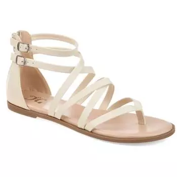 Женские сандалии Tru Comfort Foam Wide Zailie из коллекции Journee, слоновая кость