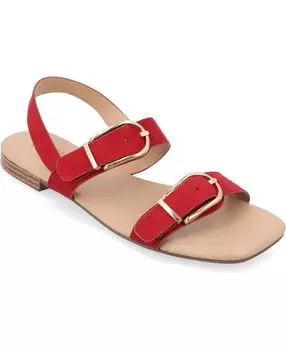 Женские сандалии Twylah с пряжками Journee Collection, красный