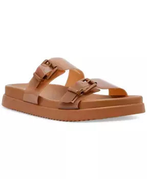 Женские сандалии Ubar Double Buckle Footbed Flat DV Dolce Vita, коричневый/бежевый