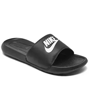 Женские сандалии Victori One Slide от Finish Line Nike, черный