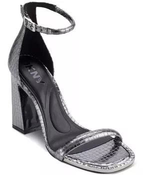 Женские сандалии Waylin с ремешком на щиколотке DKNY, серебро