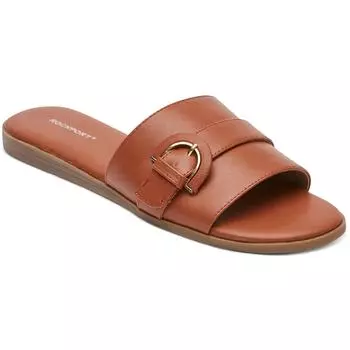 Женские сандалии Yara из искусственной кожи Slip On Slide Rockport, цвет rust