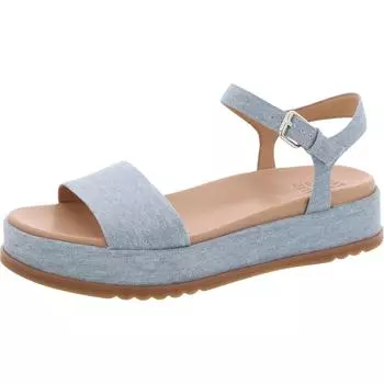 Женские сандалии Zane из искусственной кожи с ремешком на щиколотке на платформе Naturalizer, цвет blue fabric