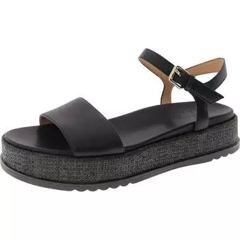 Женские сандалии Zane из искусственной кожи с ремешком на щиколотке на платформе Naturalizer, черный