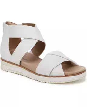 Женские сандалии Zoom Round с открытым носком и перекрещивающимися ремешками на платформе LifeStride, белый