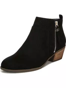 Женские сапоги Brianna из искусственной замши с наборным каблуком Dr. Scholl's Shoes, черный