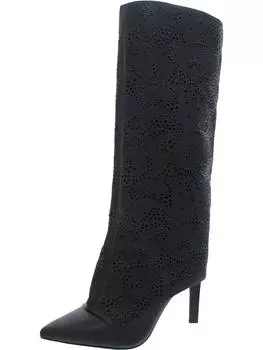 Женские сапоги Brykia 2 из искусственной кожи с острым носком до колена Jessica Simpson, цвет black lace cut