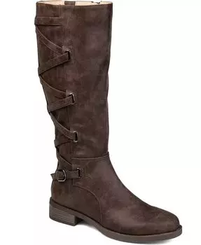 Женские сапоги Carly Extra Wide Calf Journee Collection, коричневый
