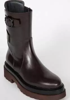 Женские сапоги черного цвета Homers