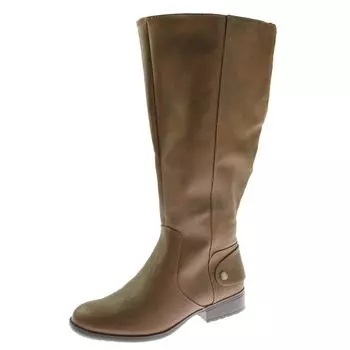 Женские сапоги для верховой езды из искусственной кожи с широким голенищем Xandy LifeStride, цвет dark tan