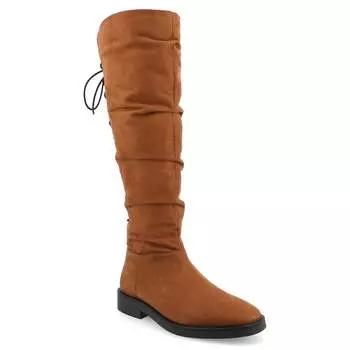 Женские сапоги до колена Mirinda Tru Comfort Foam Stretch из коллекции Journee, цвет cognac