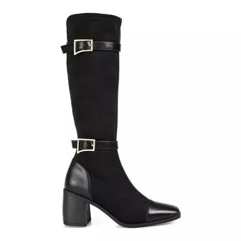 Женские сапоги до колена с пряжкой Journee Collection Gaibree Journee Collection, черный