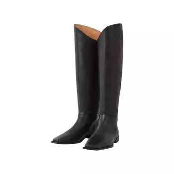 Женские сапоги Hanny Slouchy из черной замши Marc Fisher