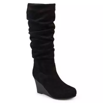 Женские сапоги Haze с широким голенищем Journee Collection, черный