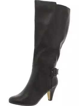 Женские сапоги из искусственной кожи с широким голенищем выше колена Bella Vita, черный