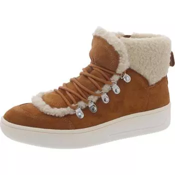 Женские сапоги из искусственной замши для холодной погоды с мехом Steve Madden, цвет chestnut suede