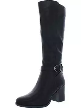 Женские сапоги Joslynn из искусственной кожи с узким голенищем до колена Naturalizer, черный