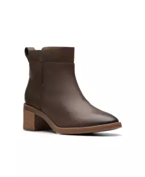 Женские сапоги Lileigh Charm Clarks, коричневый/бежевый
