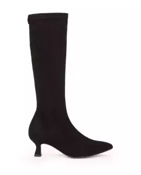 Женские сапоги на высоком каблуке из эластичной ткани Pedro Miralles, черный