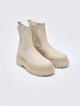 Женские сапоги под кожу XSIDE, бежевый