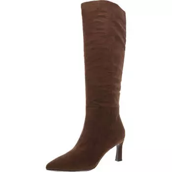 Женские сапоги Rene с острым носком, до колена Anne Klein, цвет chocolate