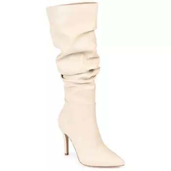 Женские сапоги-сари Tru Comfort Foam Extra Wide Calf из коллекции Journee, цвет sand