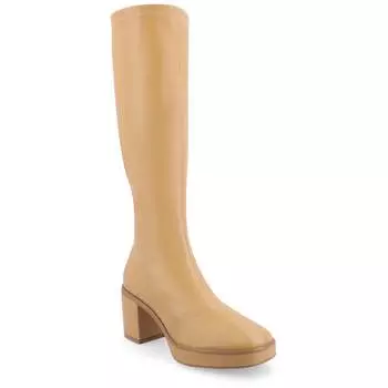 Женские сапоги Tru Comfort Foam Alondra Wide для широких голеней из коллекции Journee, цвет tan