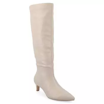 Женские сапоги Tru Comfort Foam Tullip Wide Width Extra Wide Calf из коллекции Journee, серо-коричневый