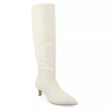 Женские сапоги Tru Comfort Foam Tullip Wide Width Extra Wide Calf из коллекции Journee, цвет bone