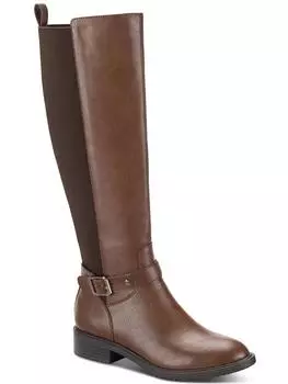 Женские сапоги Valenciaa из искусственной кожи, высокие до колена Style & Co., цвет cognac smooth