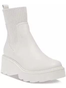 Женские сапоги Villa из искусственной кожи на блочном каблуке до середины голени DV By Dolce Vita, слоновая кость