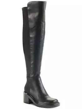 Женские сапоги выше колена из искусственной кожи DINA OTK BOOT DKNY, черный