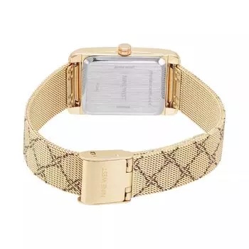 Женские серебряные часы с металлической сеткой Nine West