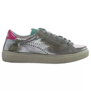 Женские серебряные кроссовки Montecarlo h lame'dirty Diadora, серебряный