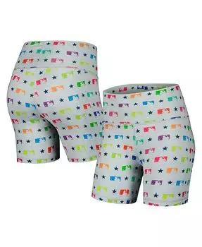 Женские серые шорты MLB Merchandise TLC Rainbow Terez, серый