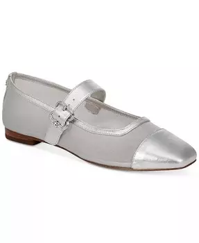 Женские сетчатые балетки Miranda Mary Jane Sam Edelman, серебро