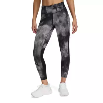 Женские сетчатые колготки UA Launch Ankle Print Tights Under Armor Under Armour, черный