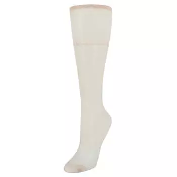 Женские шелковые полупрозрачные гольфы с укрепленным носком (2 пары) Hanes, цвет travel buff