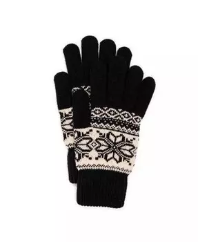 Женские шерстяные перчатки Muk Luks, черный