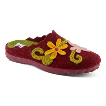 Женские шерстяные тапочки Flexus by Spring Step Roseburg, цвет Bordeaux