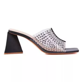 Женские широкие босоножки с украшением Fashion to Figure Dayna Fashion to Figure, черный